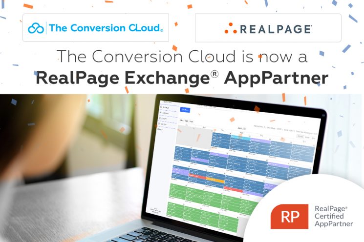 The Conversion Cloud is Now a RealPage Exchange® AppPartner 