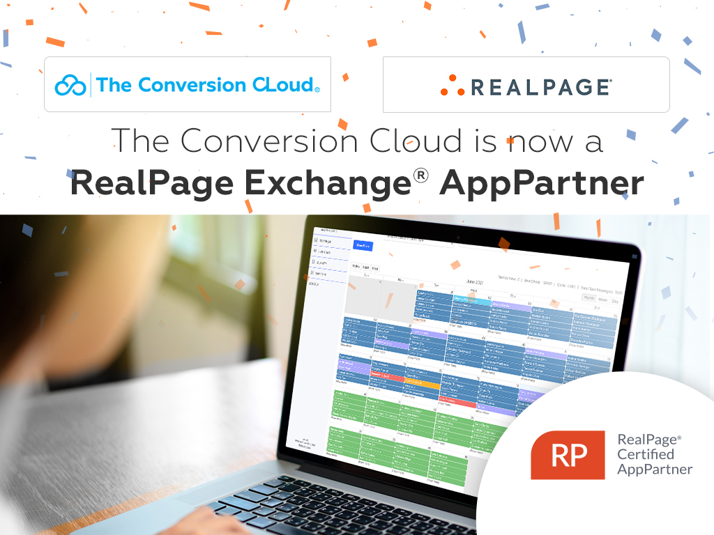 The Conversion Cloud is Now a RealPage Exchange® AppPartner