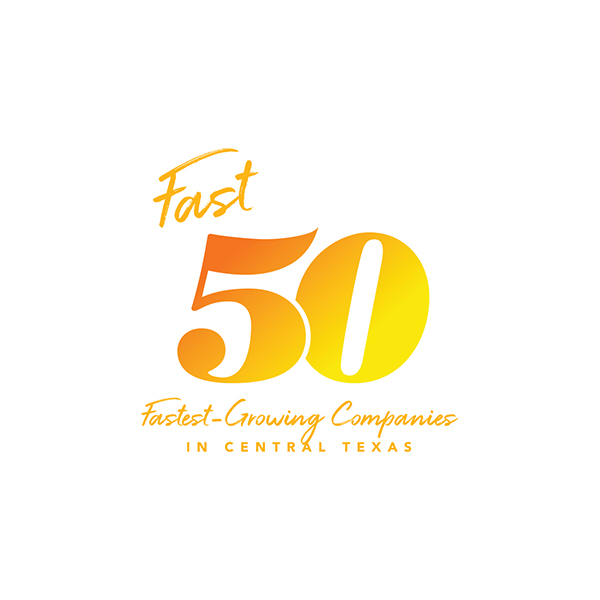 Fast 50 Fastest-Growing Companies in Central Texas Badge
