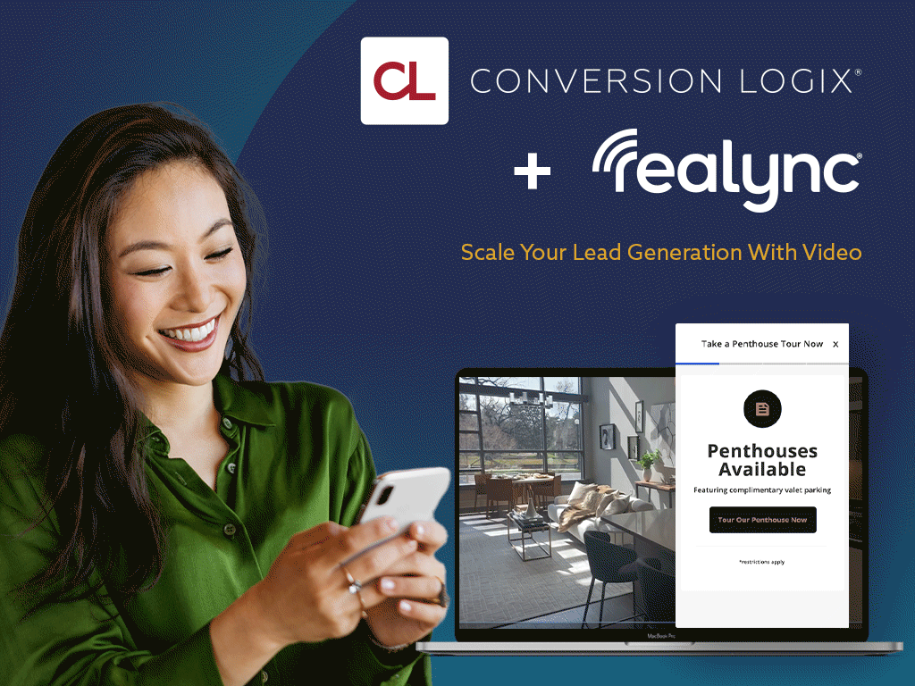 Conversion Logix® Announces Integration With Video Tour Platform Realync 