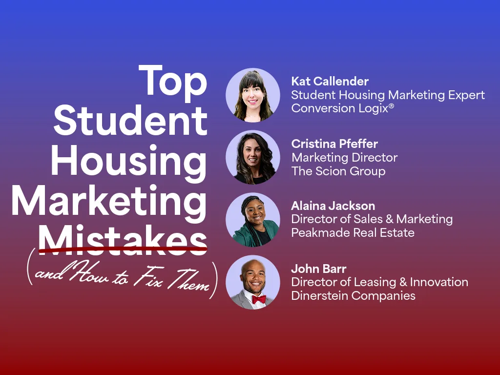Top Student Housing Marketing Mistakes (and How to Fix Them)