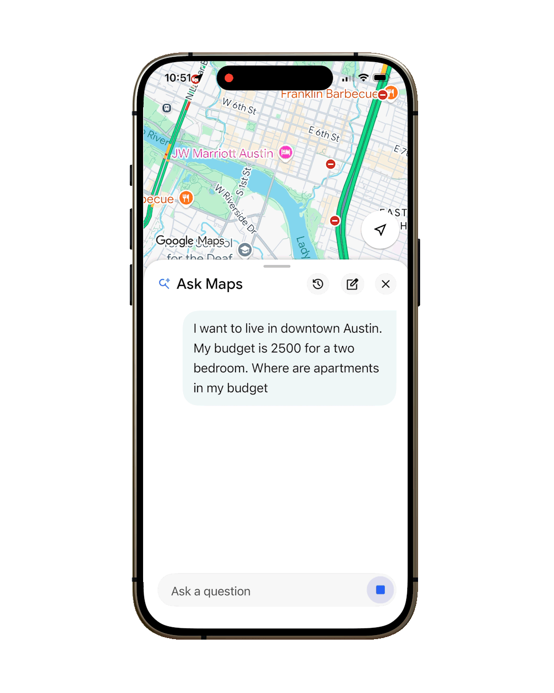 Ask Maps Austin Apartment